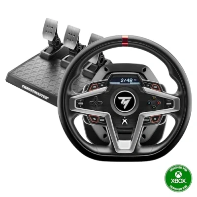 Image de Volant de course Thrustmaster T248 Noir et Gris + Pédales magnétiques T3PM pour PC Xbox