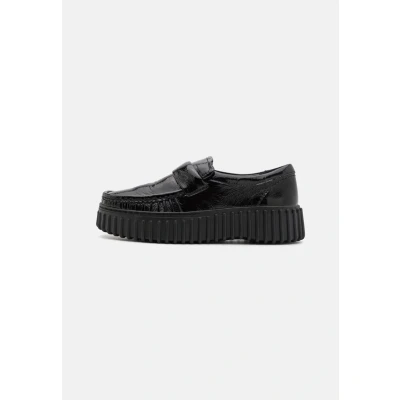 Afbeelding van Clarks Torhill Instappers, Dames, Maat: 35.5, Black Leer
