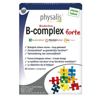 Afbeelding van 15% korting Physalis B Complex Forte (30 Tabletten)
