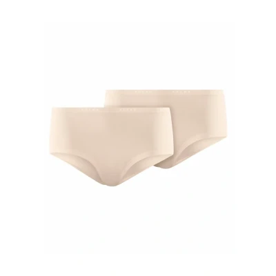 Afbeelding van Falke dames Daily Comfort hipster met logoband in 2 pack de kleur Beige, maat: XS
