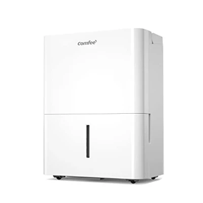 Afbeelding van Comfee luchtontvochtiger, aangesloten 20 l/dag, 4 modi, stille droger, 3 l tank, voor ruimte van 40 m²/100 m3, MDDF 20DEN7 WF, slaapkamer, garage, werkt met Alexa