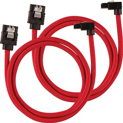 Afbeelding van Corsair CC 8900284 SATA kabel 0,6 m Zwart, Rood