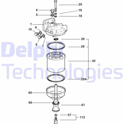 Afbeelding van DELPHI 42015654 12B1 Hogedrukinspuitpomp