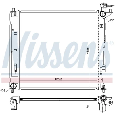 Afbeelding van Nissens Radiateur 675019