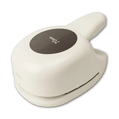Afbeelding van ARTOZ Perforator ronde cirkel Ø 7 cm motiefperforator voor knutselen, etiketten, tafeldecoraties, geschikt van 140 g/m² tot 250