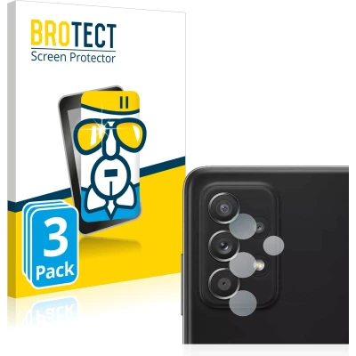 Afbeelding van BROTECT Screenprotector voor Samsung Galaxy A52 / 5G (alleen Camera) Folie Beschermfolie Beschermglas transparant (3 Stuks)
