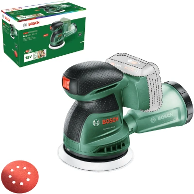 Afbeelding van BOSCH EasyOrbit 18V 10 excentrische accu schuurmachine 125mm in kartonnen doos (zonder en lader) 06033E4000