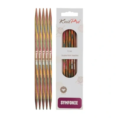 Afbeelding van KnitPro K20111 Sokkennaalden, metaal, 5 mm, meerkleurig