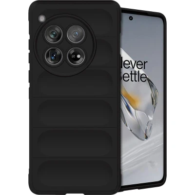 Afbeelding van iMoshion Hoesje Geschikt voor OnePlus 12 Siliconen EasyGrip Backcover Zwart