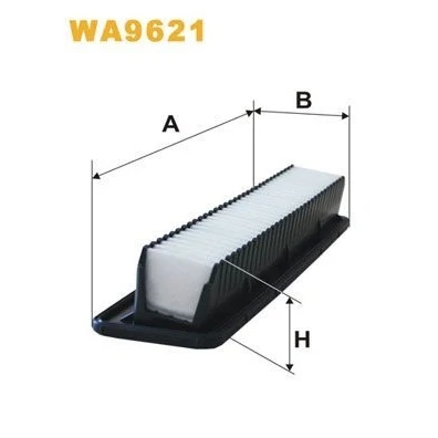 Afbeelding van WIX FILTERS WA9621 Luchtfilter 63mm 90mm 291mm Filter insert HYUNDAI: i10 I, II Hatchback