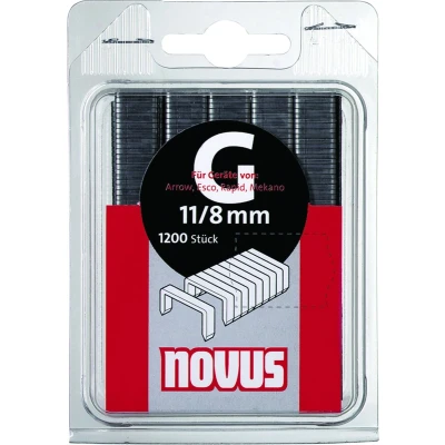Afbeelding van Novus vlakdraad nieten G 11 8 mm. 1200 st.