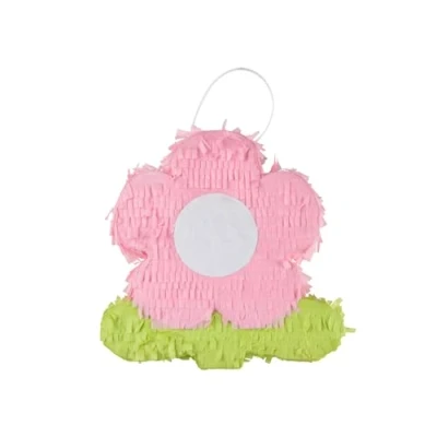 Afbeelding van Homéa, Mini Pinata Bloem H 20,5 cm Prinses Natuur