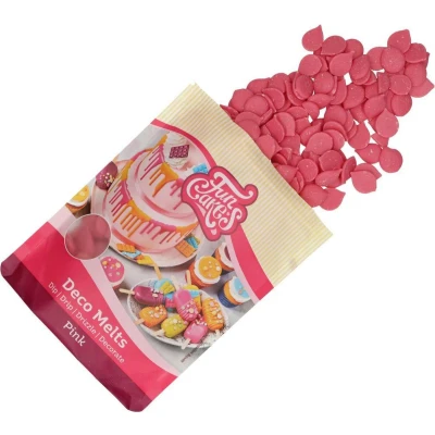 Afbeelding van FunCakes Deco Melts Smeltsnoep Roze 1kg