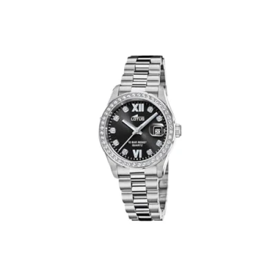 Afbeelding van LOTUS Dameshorloge 18933/4 Freedom behuizing van roestvrij staal 316L, zilver, armband, zilver., Armband