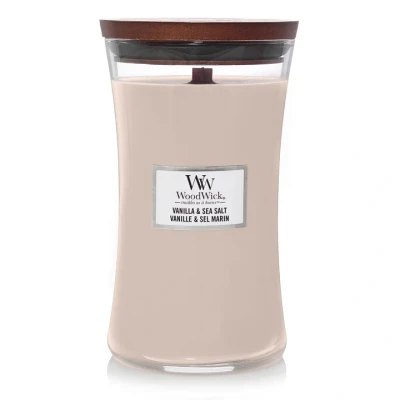 Afbeelding van WoodWick Geurkaars Large Vanilla &amp; Sea Salt 611 gr