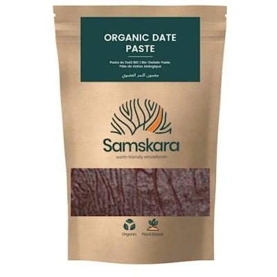 Afbeelding van biologische dadelpasta gecertificeerde Fairtrade producent DEGLET NOUR Premium Class 100% melkpasta voor veganistisch/glutenvrije bakkerij Samskara 1 kg