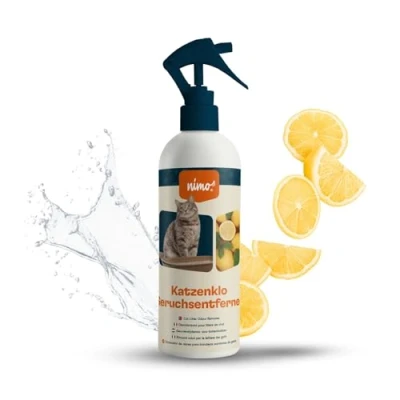 Afbeelding van nimo® kattenbak geurverwijderaar neutraliserende spray tegen geurtjes en urine