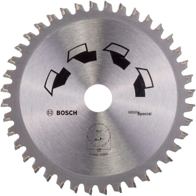 Afbeelding van Bosch Accessories Special 2609256885 Hardmetaal cirkelzaagblad 140 x 20 mm Aantal tanden: 40 1 stuk(s)
