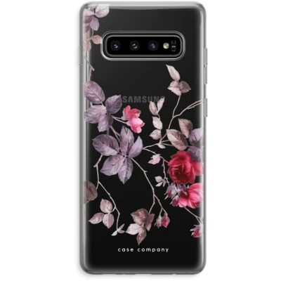 Afbeelding van Case Company® hoesje geschikt voor Samsung Galaxy S10 Plus Mooie bloemen Soft Cover Telefoonhoesje Bescherming aan alle Kanten en Schermrand