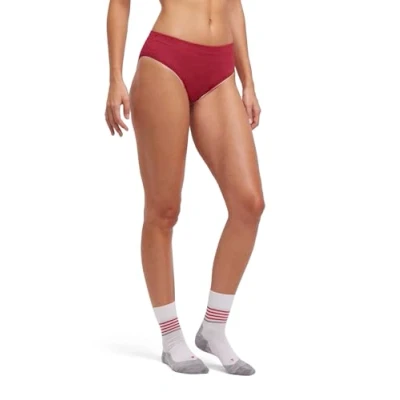 Afbeelding van FALKE Wool Tech Light sneldrogend wol functioneel materiaal ondergoed dames rood maat XS