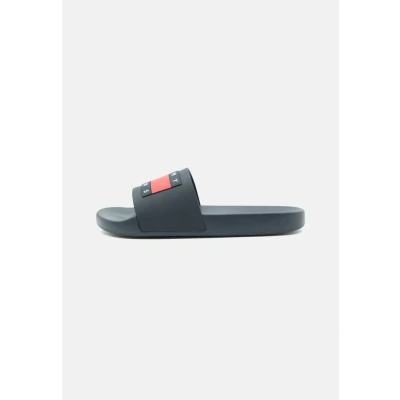 Afbeelding van Tommy Jeans Badslippers, Heren, Maat: 46, Dark night navy Kunststof