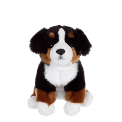 Image de Peluche Chien Bouvier Bernois Gipsy Toys Assis, 25 Cm