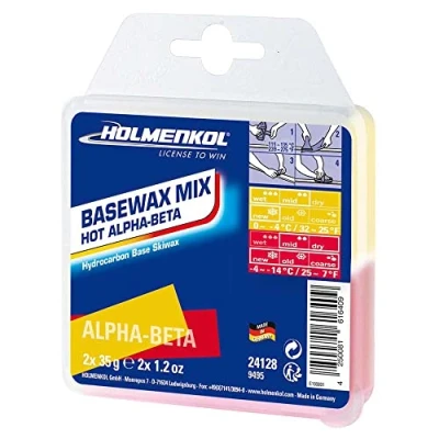 Afbeelding van Holmenkol Basewax Mix Hot Alpha Beta Wax Multicolour Wintersport Onderhoud