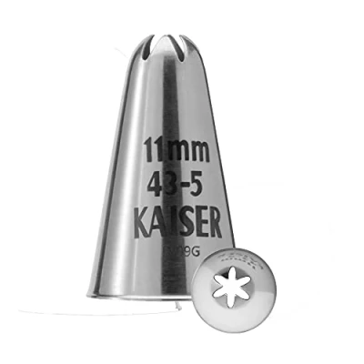 Afbeelding van Kaiser dopsleutel gesloten 11 mm, spuitmond van roestvrij staal, strijkvrij en zonder rand