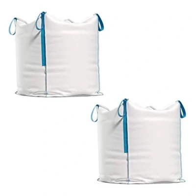 Afbeelding van Big Bag transportzak voor bouwafval, hout, tuinafval, zand etc. 90x90x90 cm, draagvermogen 1000 kg (2)