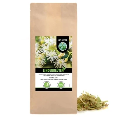 Afbeelding van Lindebloesemthee (125 g), thee met gedroogde lindebloesem, 100% natuurlijk, zonder toevoegingen