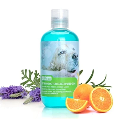Afbeelding van Nobleza hondenshampoo langharige hond antiklit lavendel &amp; citrus 250ml