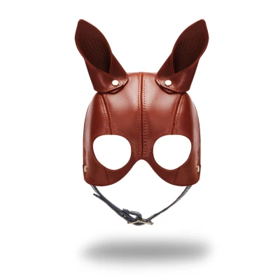 Afbeelding van Leren Masker met oren Liebe Seele