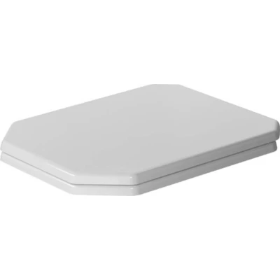 Afbeelding van Duravit Series 1930 WC zitting 36.7x43.7x3.6cm met softclose quickrelease Kunststof wit Glanzend