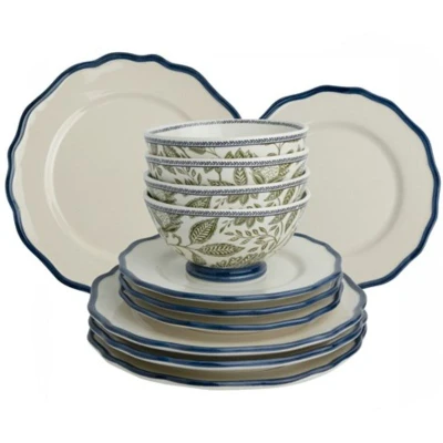Afbeelding van Laura Ashley Hedingham Serviesset Sage 12 delig