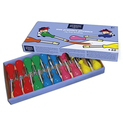 Image de L&amp;B EDUCATION 175266 LOISIR CRÉATIF BABY BRUSHES PACK 20