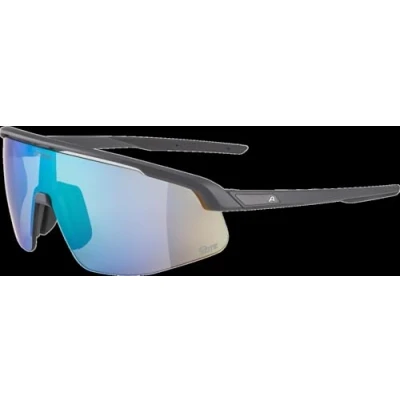 Afbeelding van Zonnebrillen Alpina Turbo Pro Q Lite Midnight Grey Matt/ Green Mirror