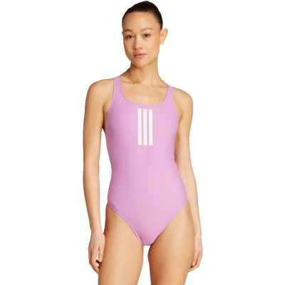 Afbeelding van adidas Performance 3 Stripes V Back Badpak Dames Paars 32