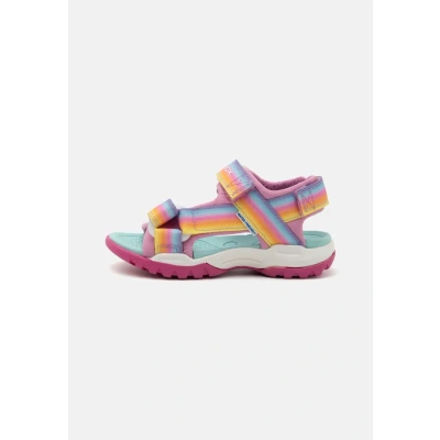 Afbeelding van Geox Borealis GIRL Sandalen Dark pink/multicoloured voor kinderen, Maat: 33, pink/multi coloured Textiel/ synthetisch