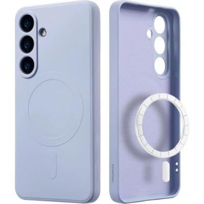Afbeelding van imoshion Hoesje Geschikt voor Samsung Galaxy S25 Siliconen Color Backcover MagSafe Lila