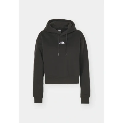 Afbeelding van The North Face Essential CROP Hoodie Sweater, Dames, Maat: XXL, Black