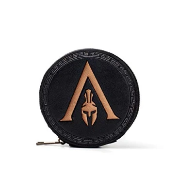 Afbeelding van Assassins Creed Portemonnee Greek Helmet Logo Zwart