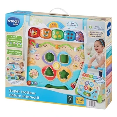Afbeelding van VTECH SUPER INTERACTIEVE NATUUR TROTTER (SPEELGOED MET FSC GECERTIFICEERD HOUTONDERDEEL)