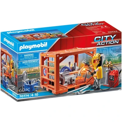 Afbeelding van PLAYMOBIL City Action 70774 Container Productie