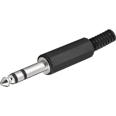 Afbeelding van S Impuls 6,35mm Jack (m) connector plastic 3 polig / stereo