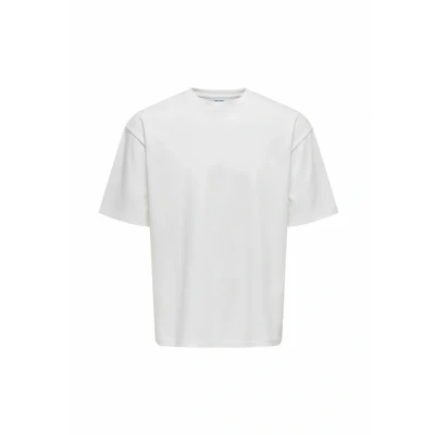 Afbeelding van ONLY &amp; SONS Tshirt Caspian Wit XL