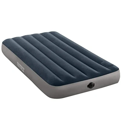 Afbeelding van Intex Single High Eenpersoons Luchtbed Met Batterijpomp 64781