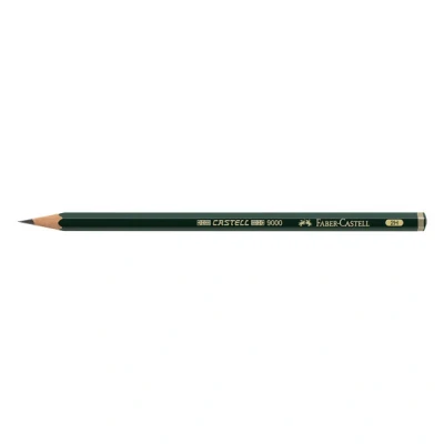 Image de Faber Castell Lot de 12 Crayon 9000, hexagonale, dureté mine: 2H