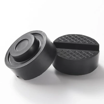 Afbeelding van YIXISI 2 stuks blok van rubber, rubberen krik, pad voor krik met antislip design, ter bescherming je auto door de hydraulische