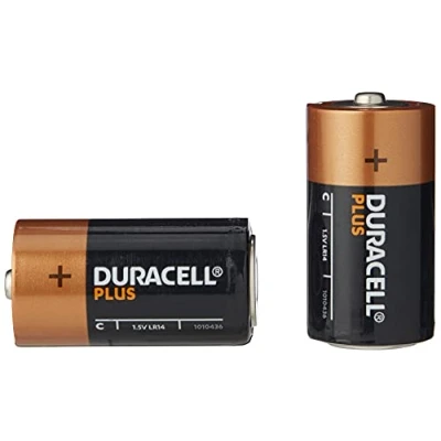 Afbeelding van Duracell Plus Power Alkalinebatterijen, type C, 2 stuks