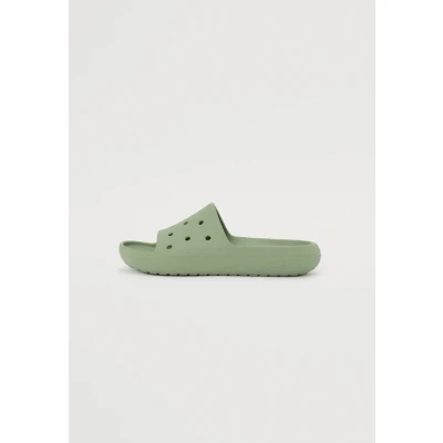 Afbeelding van Crocs Classic Slide V2 slipper, uniseks, Groen schuim.